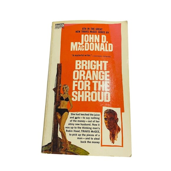 Bright Orange For The Shroud By John D. MacDonald 1965 Paperback Book - Picture 1 of 7